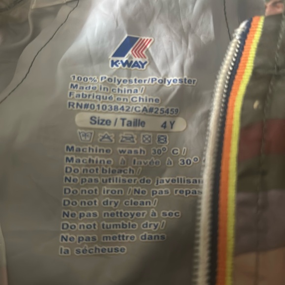 COPY - K-Way Camo windbreaker jacket - Picture 3 of 3